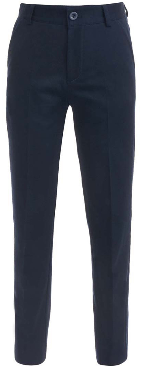Брюки для мальчика Button Blue, цвет: темно-синий. 217BBBS63021000. Размер 164, 14 лет217BBBS63021000 Брюки для мальчика Button Blue, цвет: темно-синий. 217BBBS63021000. Размер 164, 14 лет217BBBS63021000Школьные брюки от Button Blue - основа повседневного гардероба ученика. Брюки для школы практичны, хорошо сидят, не мешают свободе движений, обеспечивая ежедневный комфорт.