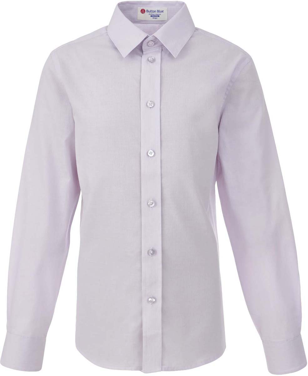 Рубашка для мальчика Button Blue, цвет: бледно-фиолетовый. 217BBBS23013000. Размер 152, 12 лет217BBBS23013000 Рубашка для мальчика Button Blue, цвет: бледно-фиолетовый. 217BBBS23013000. Размер 152, 12 лет217BBBS23013000Рубашка для мальчика - основа повседневного школьного образа! Школьные рубашки от Button Blue - это качество и комфорт, отличный внешний вид, удобство в уходе, высокая износостойкость. Рубашка с длинными рукавами и отложным воротничком застегивается на пуговицы. Готовясь к школьному сезону, вам стоит купить рубашки в трех-четырех цветах, чтобы разнообразить будни ученика.