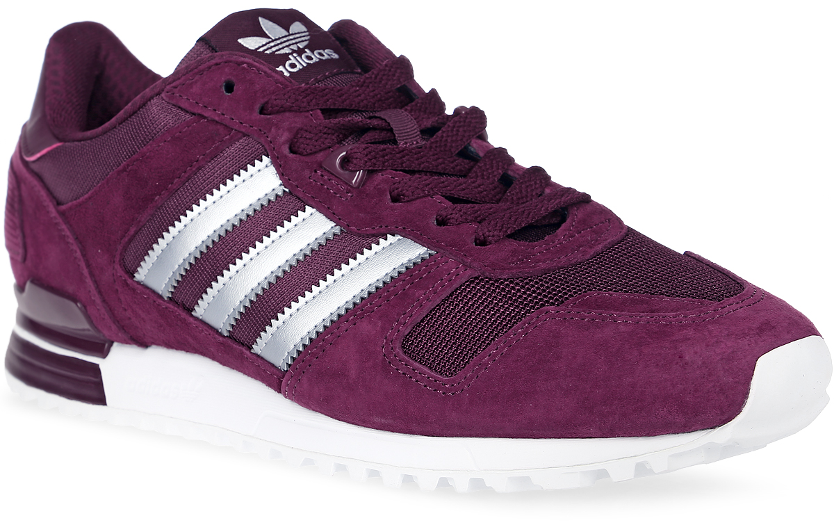 Кроссовки мужские adidas Zx 700, цвет: бордовый. BB1216. Размер 10 (43)BB1216 Кроссовки мужские adidas Zx 700, цвет: бордовый. BB1216. Размер 10 (43)BB1216Мужские кроссовки adidas Originals Zx 700 выполнены из натуральной замши, текстиля и искусственной кожи. Модель оформлена фирменными нашивками. Шнурки надежно зафиксируют модель на ноге. Внутренняя поверхность из сетчатого текстиля комфортна при движении.Стелька выполнена из легкого ЭВА-материала с поверхностью из текстиля. Подошва изготовлена из высококачественной резины и дополнена рельефным рисунком.