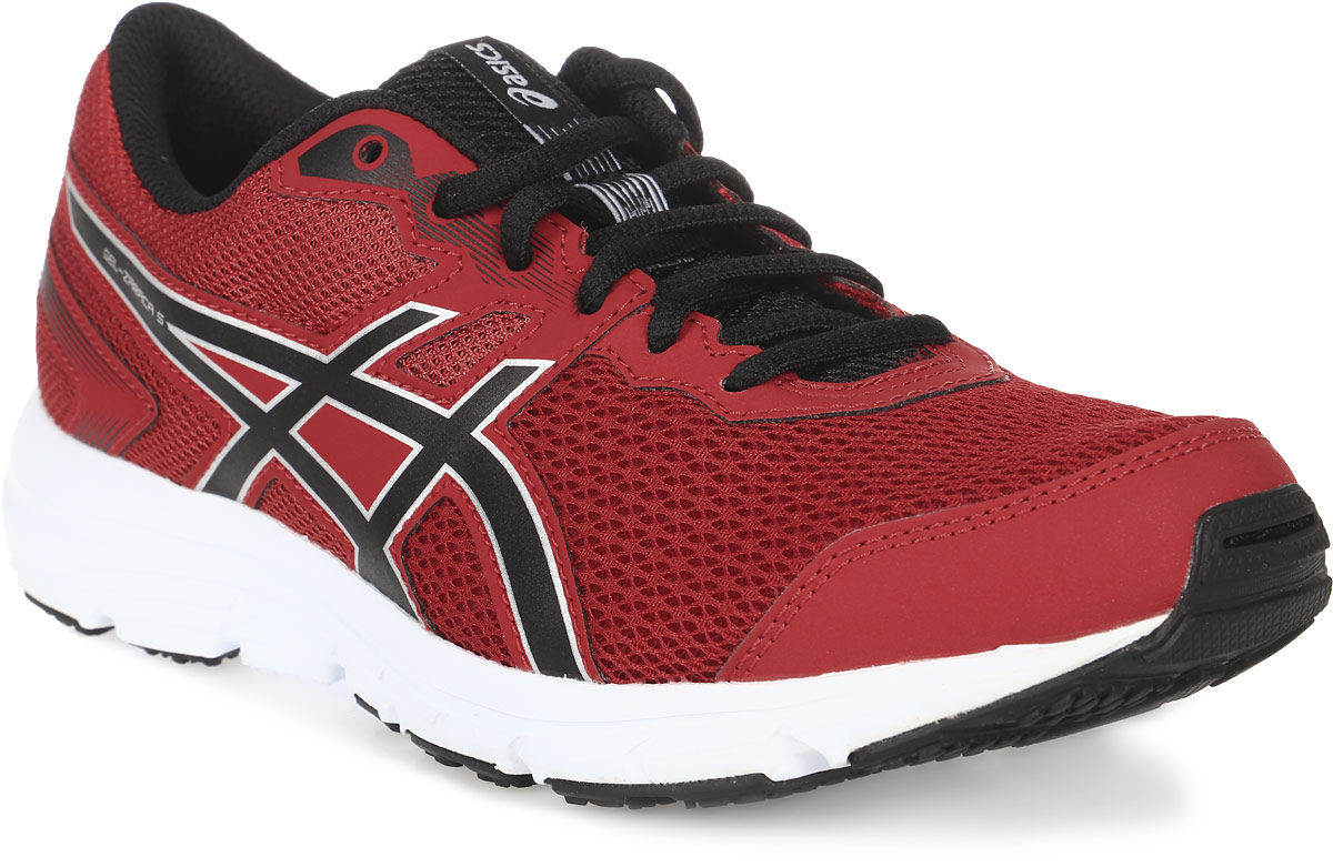 Кроссовки детские Asics Gel-Zaraca 5 Gs, цвет: красный. C635N-2390. Размер 4H (35,5)C635N-2390 Кроссовки детские Asics Gel-Zaraca 5 Gs, цвет: красный. C635N-2390. Размер 4H (35,5)C635N-2390Детские беговые кроссовки, легкие словно пушинка, — отличный вариант для спортплощадки, школы и встреч с друзьями. Невероятно легкие детские кроссовки Gel-Zaraca 5 дарят ребенку возможность быть настолько активным, насколько ему этого хочется. Подчеркнуто минималистский дизайн сочетается с низким профилем с амортизацией для естественного бега. Серия гибкой обуви Zaraca выдержала испытание временем. Естественные движения ног в легкой и удобной обуви. Поддержка каждого шага благодаря амортизации GEL в задней части подошвы.