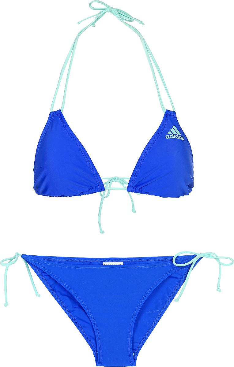 Купальник спортивный женский adidas Bg1 Uni Tri Bik, цвет: голубой. BJ9856. Размер 36 (44)BJ9856 Купальник спортивный женский adidas Bg1 Uni Tri Bik, цвет: голубой. BJ9856. Размер 36 (44)BJ9856Купальник спортивный женский adidas Bg1 Uni Tri Bik выполнен из полиамида и эластана. Небольшой логотип adidas на левой чашечке. Регулируемые лямки. Съемные чашечки с регулировкой ширины.