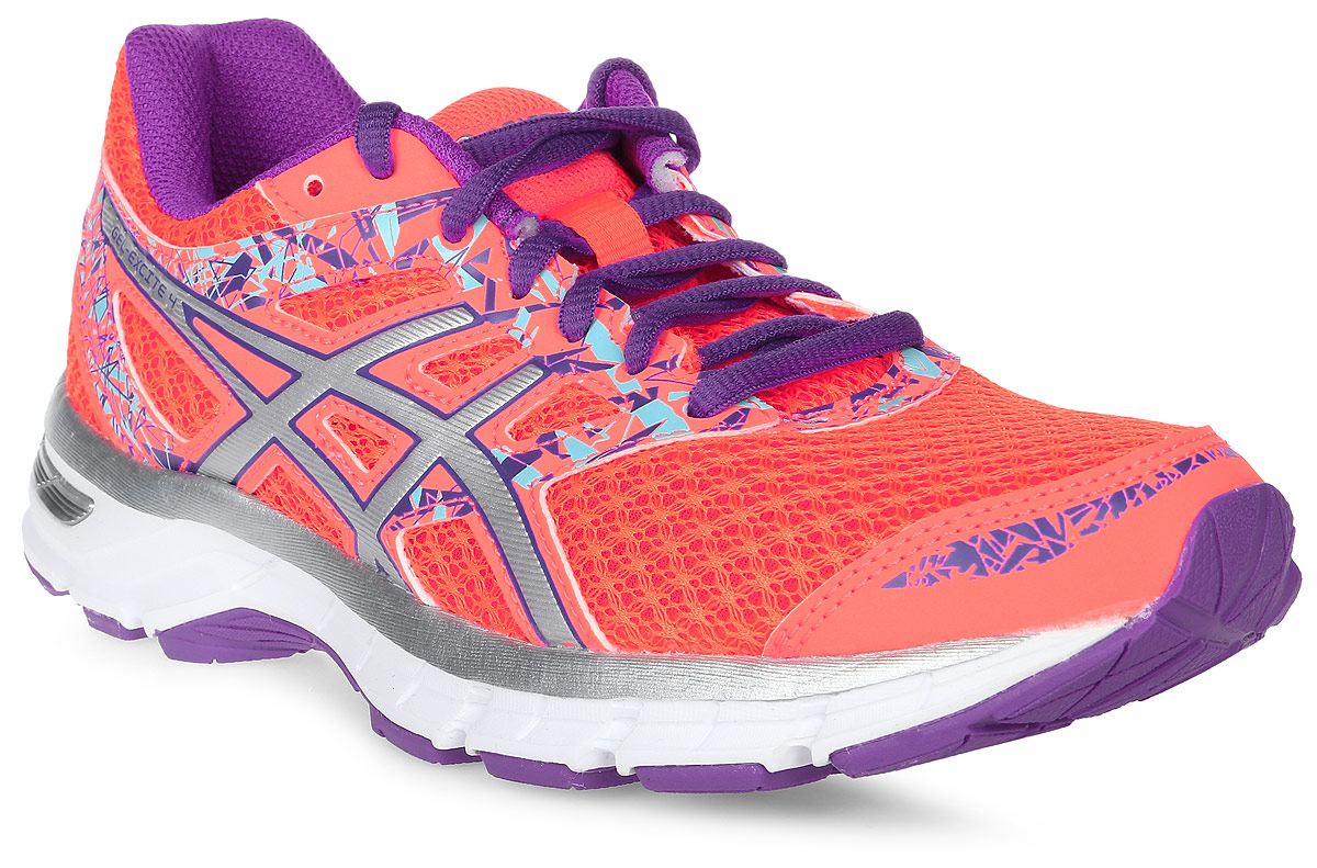 Кроссовки для бега женские Asics Gel-Excite 4, цвет: оранжевый. T6E8N-0693. Размер 7 (36,5)T6E8N-0693 Кроссовки для бега женские Asics Gel-Excite 4, цвет: оранжевый. T6E8N-0693. Размер 7 (36,5)T6E8N-0693Кроссовки Asics для активного отдыха. Модель выполнена из полимерных материалов со вставками из дышащего текстиля, обеспечивающими отличную вентиляцию. Изделие оформлено декоративными вставками из искусственной кожи. Классическая шнуровка надежно зафиксирует изделие на ноге.Удобные кроссовки - незаменимая вещь в гардеробе каждой спортсменки.