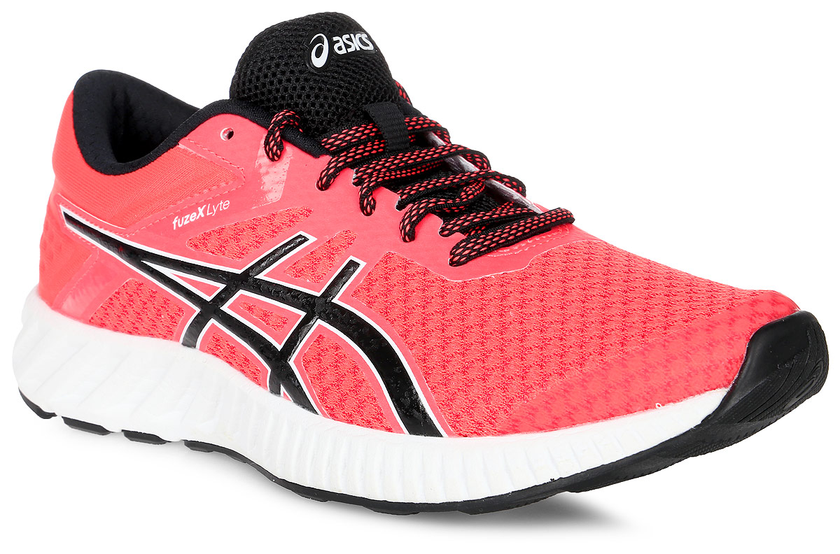 Кроссовки для бега женские Asics Fuzex Lyte 2, цвет: коралловый. T769N-2090. Размер 8 (38)T769N-2090 Кроссовки для бега женские Asics Fuzex Lyte 2, цвет: коралловый. T769N-2090. Размер 8 (38)T769N-2090Asics Fuzex Lyte 2 – это оптимальное сочетание легкости и удобства с амортизацией. Эти многофункциональные кроссовки можно использовать в качестве удобного повседневного варианта для тех, кто ведет активный образ жизни, поскольку кроссовки обеспечат дополнительную поддержку стопы. Они отлично подходят и для коротких пробежек, и для продолжительных забегов. В этих беговых кроссовках используется уникальная технология fuzeGEL, представляющая собой сочетание двух революционных технологий – свойств геля Asics GEL и подошвы из сверхлегкой пены. В результате получились облегченные кроссовки, в которых проще бежать, и которые при этом обеспечивают оптимальную амортизацию. У кроссовок fuzeX 2 менее высокий подъем стопы, что означает, что они предлагают непревзойденную систему реагирования на каждое движение, а это, в свою очередь, позволяет лучше чувствовать землю под ногами.