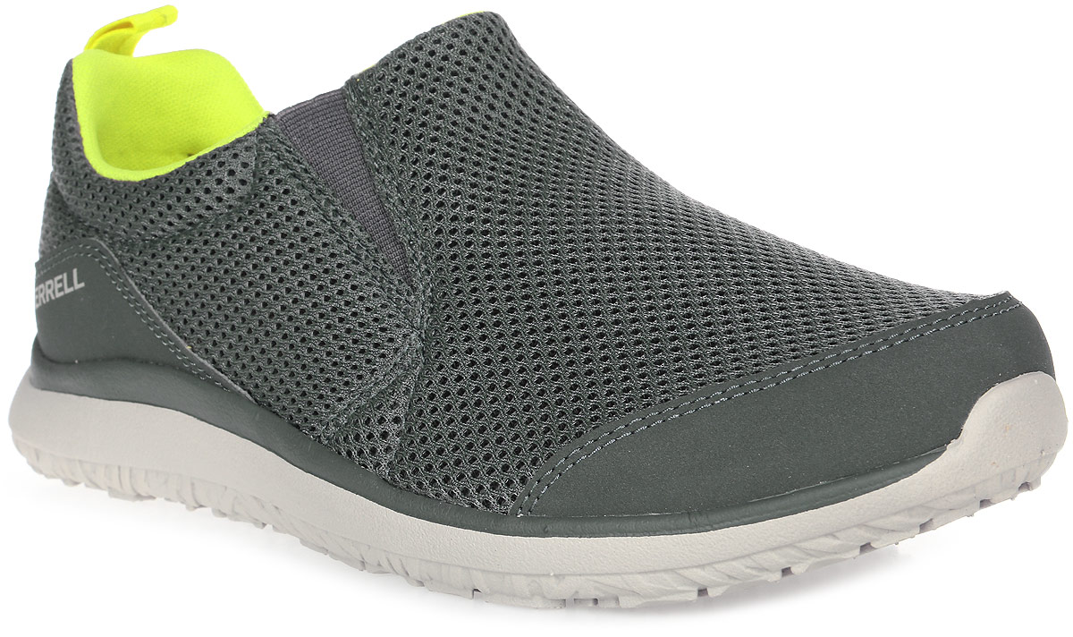 Слипоны мужские Merrell Getaway Breeze Moc, цвет: серый. 98473. Размер 12 (46,5)98473 Слипоны мужские Merrell Getaway Breeze Moc, цвет: серый. 98473. Размер 12 (46,5)98473Мужские летние слипоны от Merrell подходят для активного отдыха. Верх выполнен из сетки с элементами из синтетической кожи. Промежуточная подошва, формованная под давлением из EVA с технологией M Select MOVE, обеспечивает дополнительный комфорт стопы при движении. Подошва обеспечивает отличное сцепление с различными видами поверхностей.