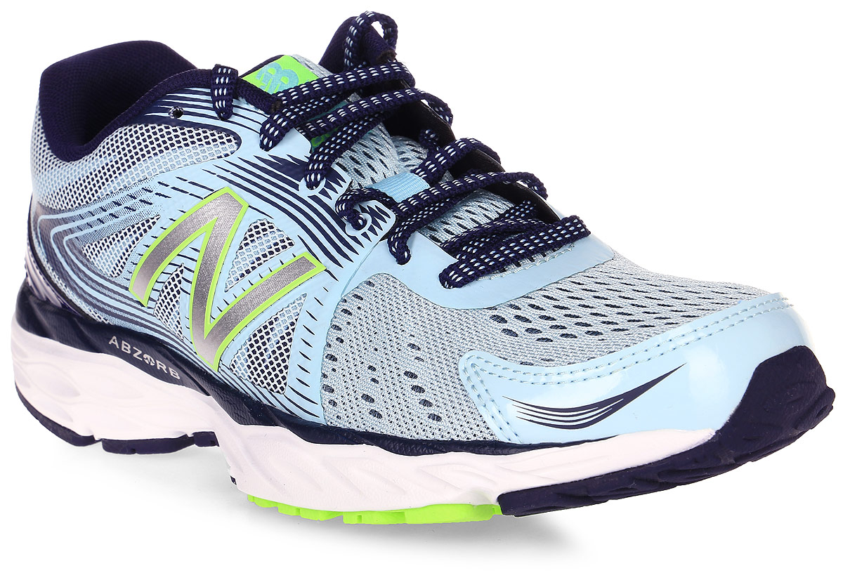 Кроссовки для бега женские New Balance 680, цвет: голубой, серый. W680LO4/B. Размер 5 (35)W680LO4/B Кроссовки для бега женские New Balance 680, цвет: голубой, серый. W680LO4/B. Размер 5 (35)W680LO4/BЖенские кроссовки для бега от New Balance выполнены из высококачественного материала. На язычке изделие оформлено фирменным логотипом. Шнуровка надежно фиксирует обувь на ноге. Подкладка и стелька из текстиля, обеспечат комфорт и уют, вашим ногам. Рельефный рисунок подошвы предотвращает скольжение. В таких кроссовках вашим ногам будет комфортно и уютно. Они подчеркнут ваш стиль и индивидуальность!