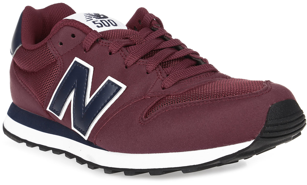Кроссовки мужские New Balance 500, цвет: бордовый. GM500RWN/D. Размер 11 (45)GM500RWN/D Кроссовки мужские New Balance 500, цвет: бордовый. GM500RWN/D. Размер 11 (45)GM500RWN/DСтильные мужские кроссовки от New Balance придутся вам по душе. Верх модели выполнен из высококачественныхматериалов. По бокам обувь оформлена декоративными элементами в виде фирменного логотипа бренда, на язычке - фирменной нашивкой, задник логотипом бренда. Классическая шнуровка надежно зафиксирует изделие на ноге. Подкладка и стелька, изготовленные из текстиля, гарантируют уют и предотвращают натирание. Подошва оснащена рифлением для лучшей сцепки с поверхностями. Удобные кроссовки займут достойное место среди коллекции вашей обуви.
