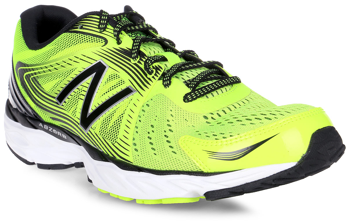 Кроссовки для бега мужские New Balance 680, цвет: салатовый, черный. M680LY4/D. Размер 8,5 (42)M680LY4/D Кроссовки для бега мужские New Balance 680, цвет: салатовый, черный. M680LY4/D. Размер 8,5 (42)M680LY4/DМужские кроссовки для бега от New Balance выполнены из высококачественного материала. На язычке изделие оформлено фирменным логотипом. Шнуровка надежно фиксирует обувь на ноге. Подкладка и стелька из текстиля, обеспечат комфорт и уют, вашим ногам. Рельефный рисунок подошвы предотвращает скольжение. В таких кроссовках вашим ногам будет комфортно и уютно. Они подчеркнут ваш стиль и индивидуальность!