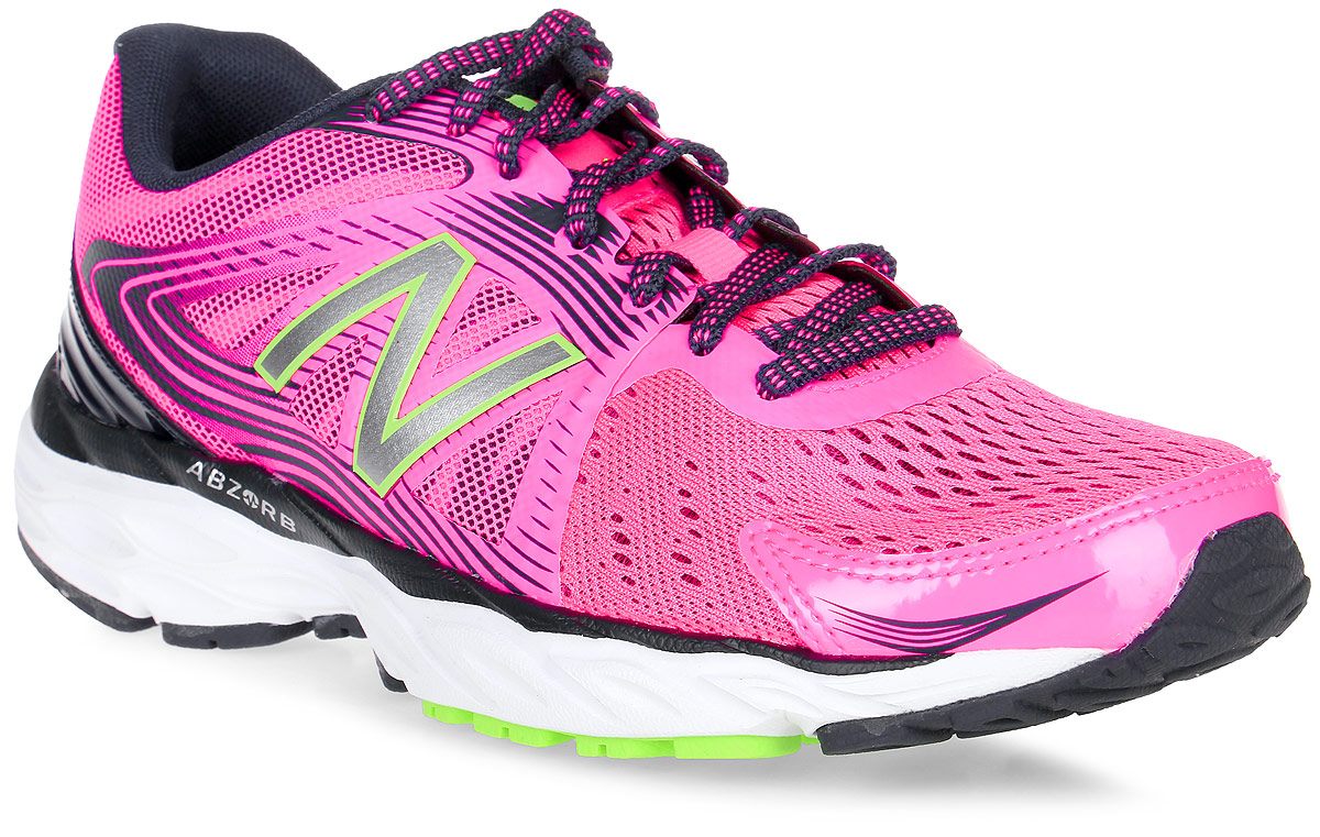 Кроссовки для бега женские New Balance 680, цвет: розовый, черный. W680LL4/B. Размер 9 (40,5)W680LL4/B Кроссовки для бега женские New Balance 680, цвет: розовый, черный. W680LL4/B. Размер 9 (40,5)W680LL4/BЖенские кроссовки для бега от New Balance выполнены из высококачественного материала. На язычке изделие оформлено фирменным логотипом. Шнуровка надежно фиксирует обувь на ноге. Подкладка и стелька из текстиля, обеспечат комфорт и уют, вашим ногам. Рельефный рисунок подошвы предотвращает скольжение. В таких кроссовках вашим ногам будет комфортно и уютно. Они подчеркнут ваш стиль и индивидуальность!
