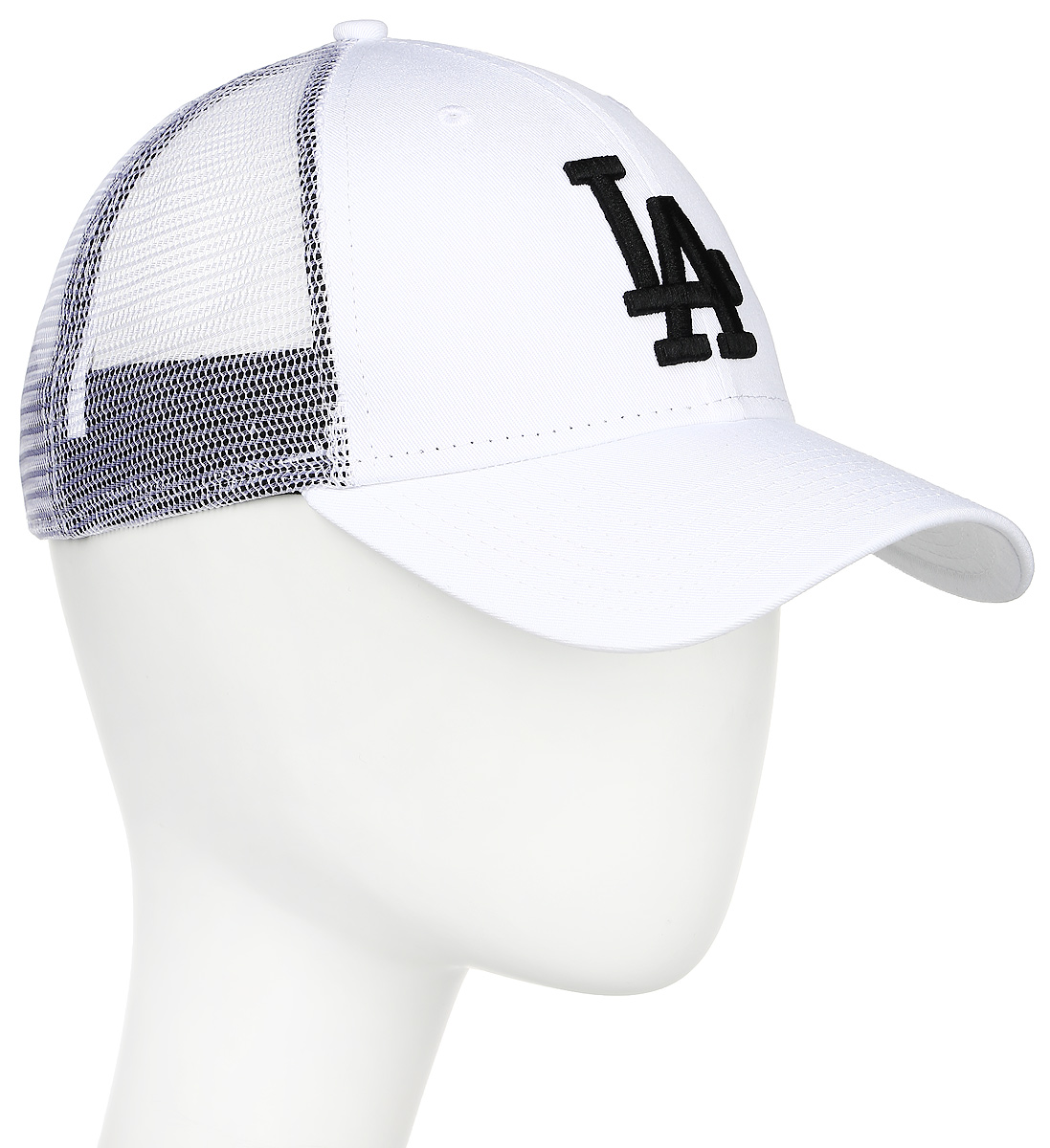 Бейсболка New Era Core Trucker, цвет: белый, черный. 11379840-WHT. Размер универсальный11379840-WHT Бейсболка New Era Core Trucker, цвет: белый, черный. 11379840-WHT. Размер универсальный11379840-WHTСтильная бейсболка New Era, выполненная из высококачественного материала, идеально подойдет для прогулок, занятий спортом и отдыха.Изделие оформлено объемным вышитым логотипом LA и логотипом бренда New Era, сзади купол кепки исполнен из сетки для большей воздухопроницаемости.Бейсболка надежно защитит вас от солнца и ветра. Эта модель станет отличным аксессуаром и дополнит ваш повседневный образ.