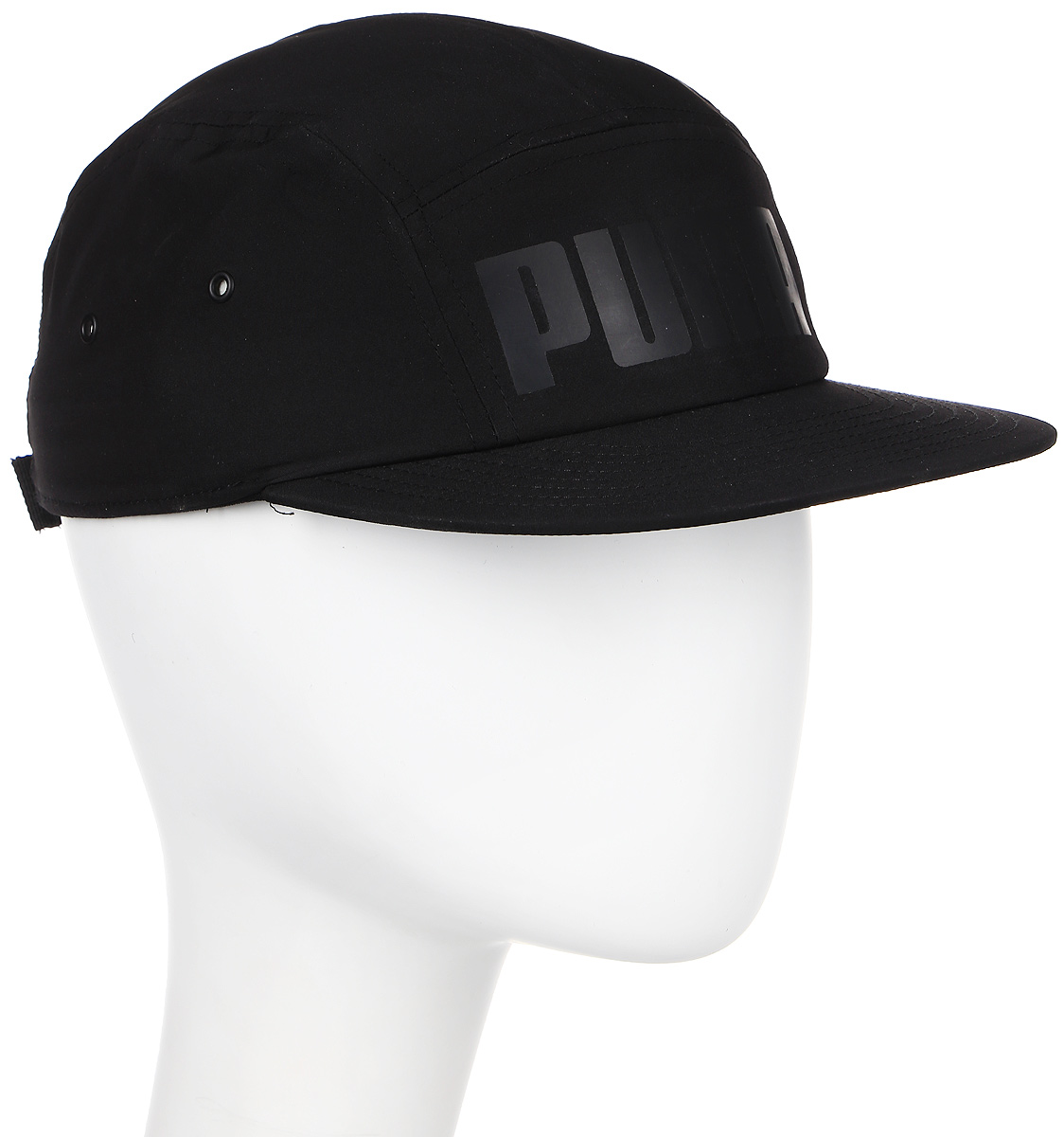 Бейсболка Puma 96 5PL Cap, цвет: черный. 021174_01. Размер универсальный021174_01 Бейсболка Puma 96 5PL Cap, цвет: черный. 021174_01. Размер универсальный021174_01Бейсболка 96 5PL Cap с плоским козырьком изготовлена из практичного и износостойкого полиэстера. С внутренней стороны модель снабжена специальной лентой по краю для впитывания излишков влаги. Вентиляция обеспечивается специальными металлическими люверсами. Отрегулировать размер можно с помощью застежки на задней части изделия. Модель дополнена фирменным логотипом PUMA спереди.