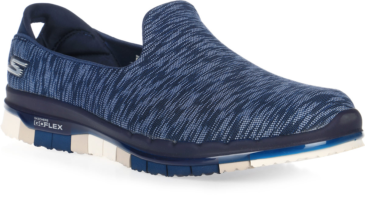 Кроссовки женские Skechers Go Flex-Ability, цвет: синий. 14015-NVY. Размер 6 (36)14015-NVY Кроссовки женские Skechers Go Flex-Ability, цвет: синий. 14015-NVY. Размер 6 (36)14015-NVYСтильные легкие женские кроссовки Skechers подходят как для занятий спортом, так и для повседневных прогулок. Верх модели выполнен из дышащего текстиля. Внутренняя отделка исполнена из мягкого текстиля. Гибкая анатомическая подошва имеет рельефный протектор, который обеспечивает надежное сцепление с поверхностью.В таких кроссовках вашим ногам будет комфортно и уютно. Они подчеркнут ваш стиль и индивидуальность!