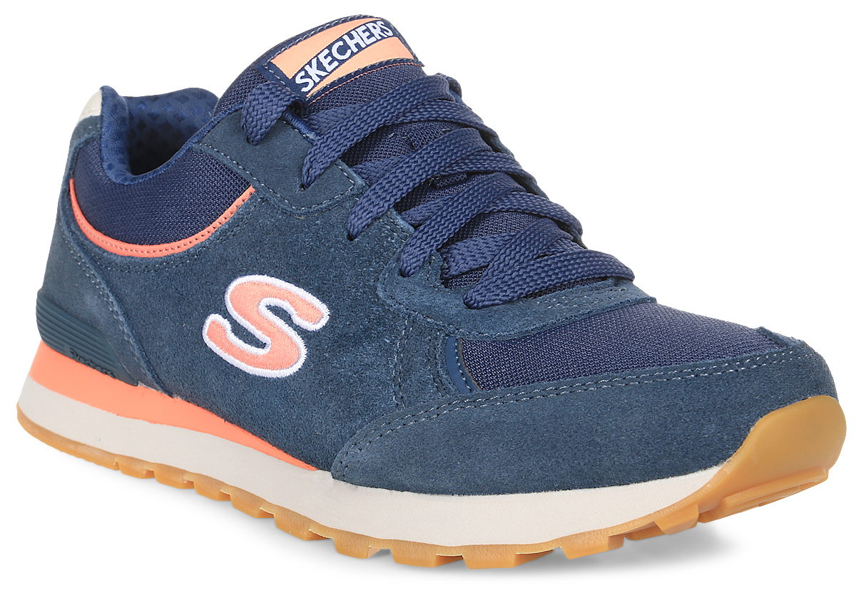 Кроссовки женские Skechers Og 82 - Classic Kicks, цвет: темно-синий. 142-BLCL. Размер 7 (37,5)142-BLCL Кроссовки женские Skechers Og 82 - Classic Kicks, цвет: темно-синий. 142-BLCL. Размер 7 (37,5)142-BLCLСтильные легкие женские кроссовки Skechers подходят как для занятий спортом, так и для повседневных прогулок. Верх модели выполнен из дышащего текстиля и натуральной замши. Классическая шнуровка надежно зафиксирует модель на стопе. Внутренняя отделка исполнена из мягкого текстиля. Гибкая анатомическая подошва имеет рельефный протектор, который обеспечивает надежное сцепление с поверхностью.В таких кроссовках вашим ногам будет комфортно и уютно. Они подчеркнут ваш стиль и индивидуальность!