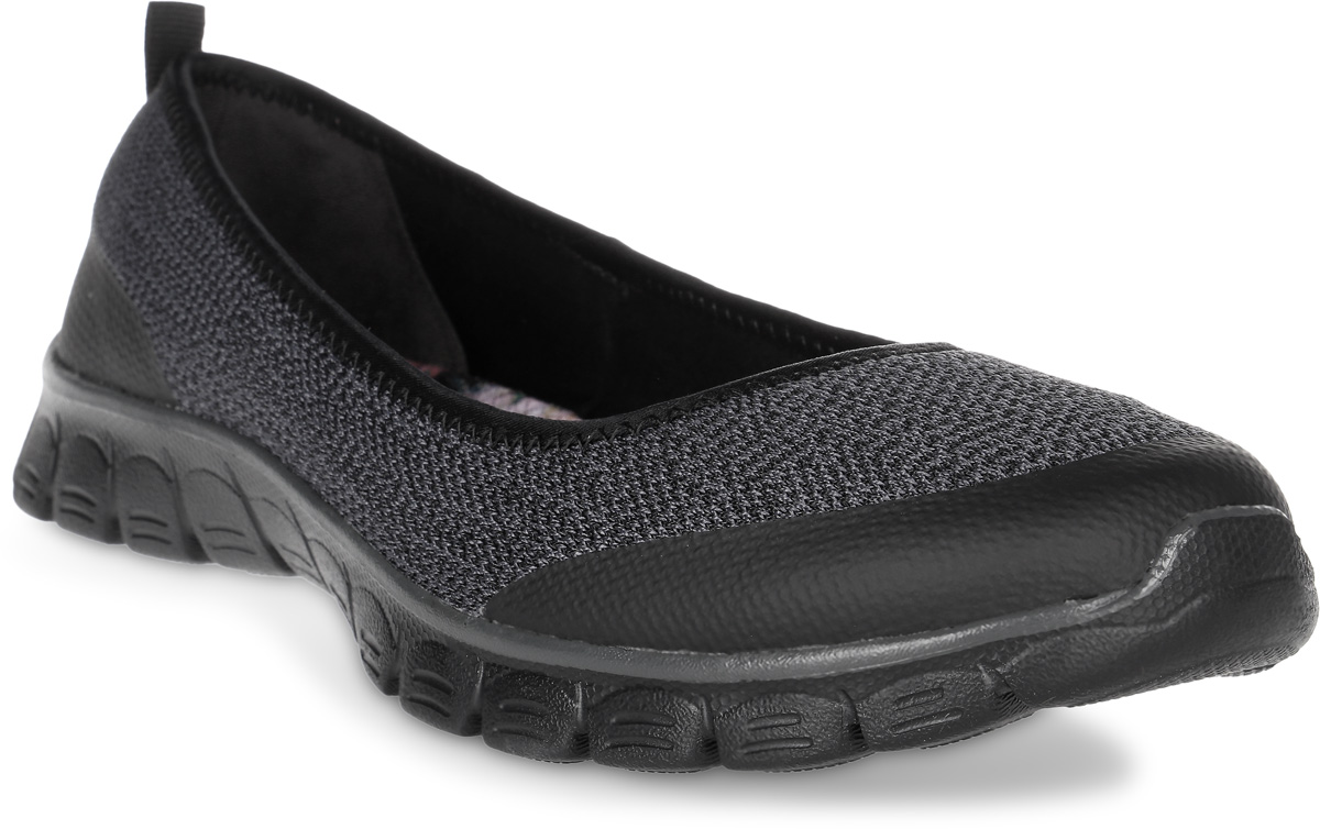 Балетки женские Skechers Ez Flex 3.0 - Must-Be-Fate, цвет: черный. 23403-BLK. Размер 6,5 (37)23403-BLK Балетки женские Skechers Ez Flex 3.0 - Must-Be-Fate, цвет: черный. 23403-BLK. Размер 6,5 (37)23403-BLKСтильные женские балетки от Skechers отлично впишутся в ваш гардероб, они сделают вас ярче и подчеркнут индивидуальность. Верх модели выполнен из текстиля со вставками из полиуретана. Гибкая резиновая подошва имеет рельефный протектор, который обеспечивает надежное сцепление с поверхностью. Специальная стелька Memory Foam с эффектом памяти быстро возвращается в свою первоначальную форму после деформации.Балетки очень удобны для ежедневных прогулок. В них вашим ногам будет комфортно и уютно!
