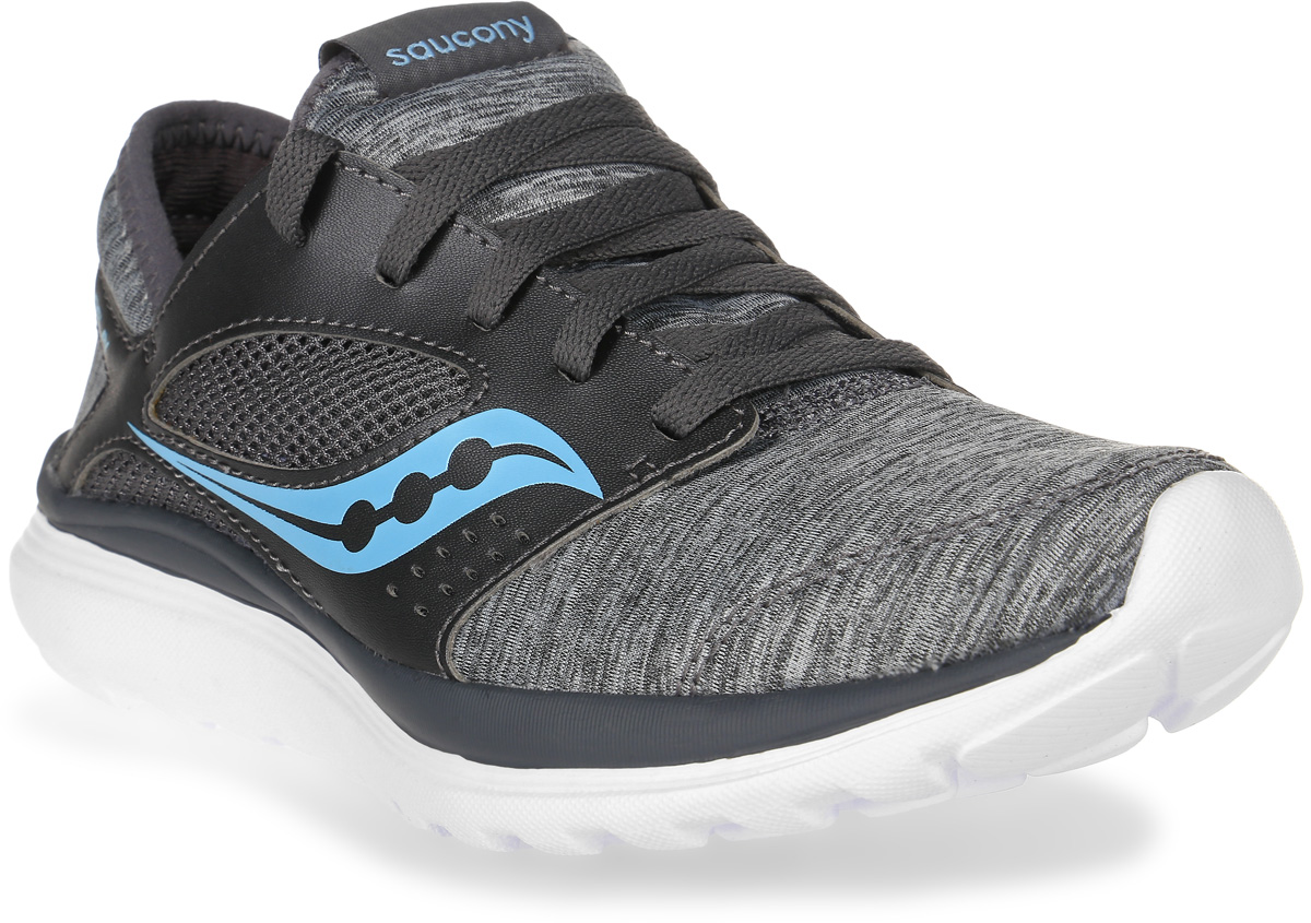 Кроссовки для бега женские Saucony Kineta Relay, цвет: серый. S15244-10. Размер 6,5 (36)S15244-10 Кроссовки для бега женские Saucony Kineta Relay, цвет: серый. S15244-10. Размер 6,5 (36)S15244-10Женские кроссовки для бега Saucony Kineta Relay выполнены из сетчатого нейлона и дополнены вставками из искусственной кожи. Язычок оформлен логотипом бренда, по бокам расположены контрастные декоративные элементы. Обувь фиксируется на ноге при помощи классической шнуровки. Подкладка выполнена из текстиля. Стелька Form2U изготовлена из вспененного полимера с эффектом памяти. Подошва выполнена из резины и дополнена рифлением.