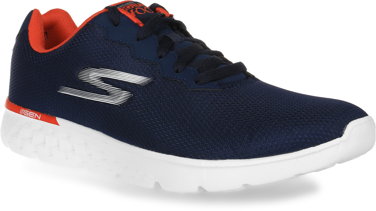 Кроссовки мужские Skechers Go Run 400, цвет: синий. 54351-NVRD. Размер 10,5 (44)54351-NVRD Кроссовки мужские Skechers Go Run 400, цвет: синий. 54351-NVRD. Размер 10,5 (44)54351-NVRDСтильные мужские кроссовки Skechers отлично подойдут для активного отдыха и повседневной носки. Верх модели выполнен из текстиля. Удобная шнуровка надежно фиксирует модель на стопе. Подошва обеспечивает легкость и естественную свободу движений. Мягкие и удобные, кроссовки превосходно подчеркнут ваш спортивный образ и подарят комфорт.