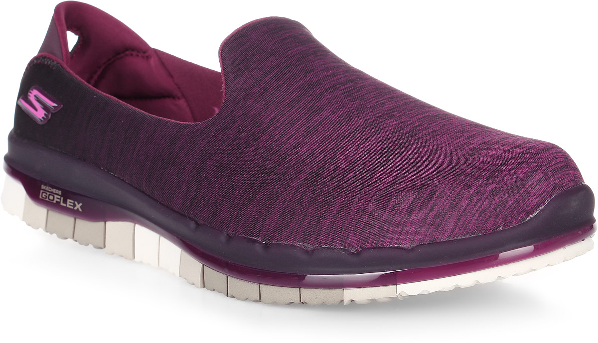 Кроссовки женские Skechers Go Flex - Muse, цвет: розовый. 14018-BURG. Размер 8,5 (40)14018-BURG Кроссовки женские Skechers Go Flex - Muse, цвет: розовый. 14018-BURG. Размер 8,5 (40)14018-BURGСтильные легкие женские кроссовки Skechers подходят как для занятий спортом, так и для повседневных прогулок. Верх модели выполнен из дышащего текстиля. Внутренняя отделка исполнена из мягкого текстиля. Гибкая анатомическая подошва имеет рельефный протектор, который обеспечивает надежное сцепление с поверхностью.В таких кроссовках вашим ногам будет комфортно и уютно. Они подчеркнут ваш стиль и индивидуальность!