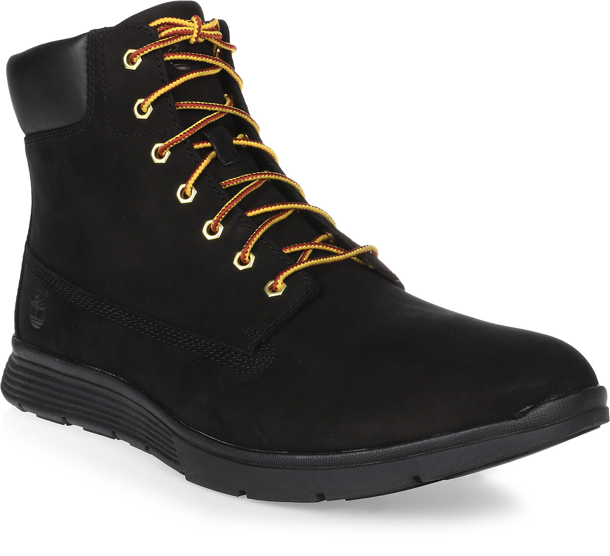 Ботинки мужские Timberland Killington 6 Boot, цвет: черный. TBLA19URW. Размер 13 (46,5)TBLA19URW Ботинки мужские Timberland Killington 6 Boot, цвет: черный. TBLA19URW. Размер 13 (46,5)TBLA19URWСтильные мужские ботинки 6 Boot от Timberland заинтересуют вас своим дизайном с первого взгляда! Модель изготовлена из натурального нубука с эксклюзивной технологией Anti-Fatigue. Герметичная водонепроницаемая конструкция сохранит ноги сухими в любую погоду. Обувь оформлена сбоку и на язычке фирменным тиснением, вдоль ранта - крупной прострочкой. Классическая шнуровка прочно зафиксирует обувь на вашей ноге. Внутренняя поверхность из текстиля не натирает. Стелька из материала ЭВА с текстильной поверхностью комфортна при движении. Прочная подошва с рельефным протектором гарантирует отличное сцепление с любой поверхностью. Модные ботинки займут достойное место среди вашей коллекции обуви.