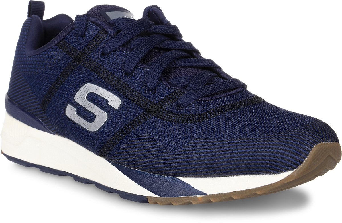 Кроссовки мужские Skechers Og 90, цвет: синий. 52351-NVBK. Размер 8,5 (41)52351-NVBK Кроссовки мужские Skechers Og 90, цвет: синий. 52351-NVBK. Размер 8,5 (41)52351-NVBKСтильные мужские кроссовки Skechers отлично подойдут для активного отдыха и повседневной носки. Верх модели выполнен из текстиля. Удобная шнуровка надежно фиксирует модель на стопе. Подошва обеспечивает легкость и естественную свободу движений. Мягкие и удобные, кроссовки превосходно подчеркнут ваш спортивный образ и подарят комфорт.