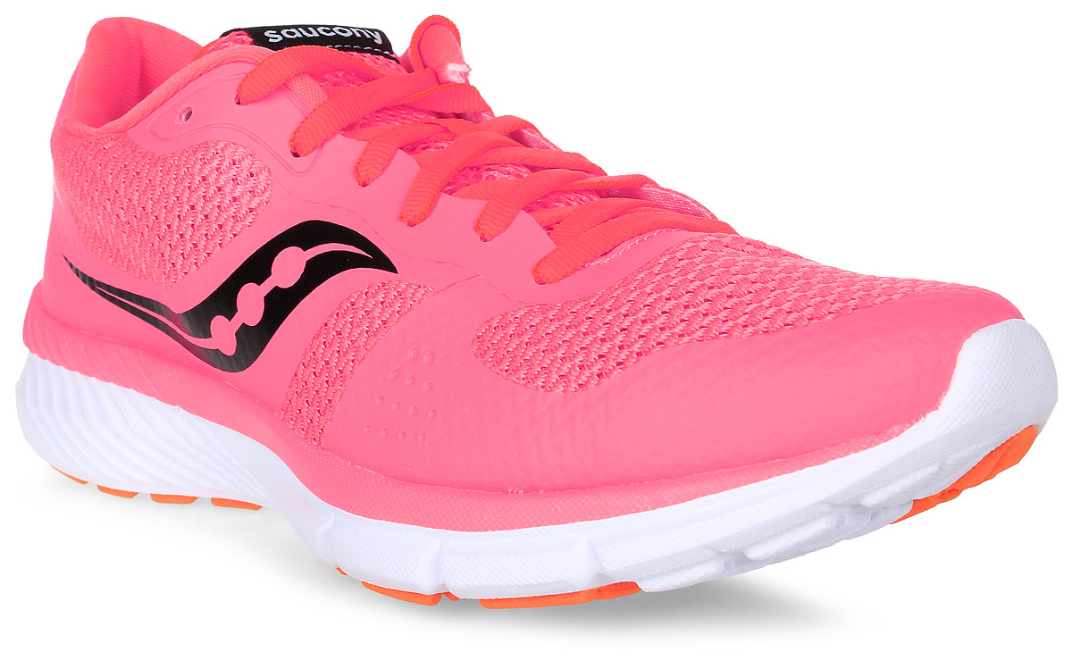 Кроссовки для бега женские Saucony Trinity, цвет: коралловый. S15319-3. Размер 7,5 (37,5)S15319-3 Кроссовки для бега женские Saucony Trinity, цвет: коралловый. S15319-3. Размер 7,5 (37,5)S15319-3Женские кроссовки Saucony Trinity - отличная модель для тренировок в зале и повседневного ношения. Верх модели выполнен из воздухопроницаемого сетчатого материала. Трансформированная сетка с напаянными элементами обеспечивает комфорт и долговечность. Шнуровка надежно фиксирует обувь на ноге и позволяет отрегулировать объем.Подошва из легкого материала обеспечивает мягкую амортизацию без утяжеления. Рельефная поверхность подошвы из высококачественной резины, создает отличное сцепление, даря уверенность каждому шагу.