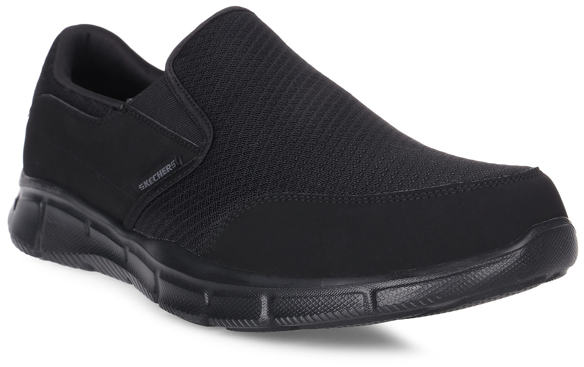 Кроссовки мужские Skechers Equalizer - Persistent, цвет: черный. 51361-BBK. Размер 14 (48)51361-BBK Кроссовки мужские Skechers Equalizer - Persistent, цвет: черный. 51361-BBK. Размер 14 (48)51361-BBKСтильные мужские кроссовки Skechers отлично подойдут для активного отдыха и повседневной носки. Верх модели выполнен из текстиля. Благодаря эластичным вставкам на подъеме кроссовки удобно надевать. Подошва обеспечивает легкость и естественную свободу движений. Мягкие и удобные, кроссовки превосходно подчеркнут ваш спортивный образ и подарят комфорт.