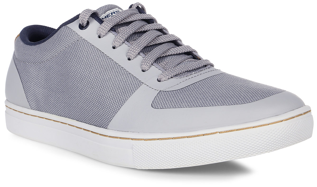 Кроссовки мужские Skechers Elvino, цвет: серый. 64795-GRY. Размер 9 (42)64795-GRY Кроссовки мужские Skechers Elvino, цвет: серый. 64795-GRY. Размер 9 (42)64795-GRYСтильные мужские кроссовки Skechers отлично подойдут для повседневной носки. Верх модели выполнен из текстиля со вставками из полиуретана. Удобная шнуровка надежно фиксирует модель на стопе. Подошва обеспечивает легкость и естественную свободу движений.