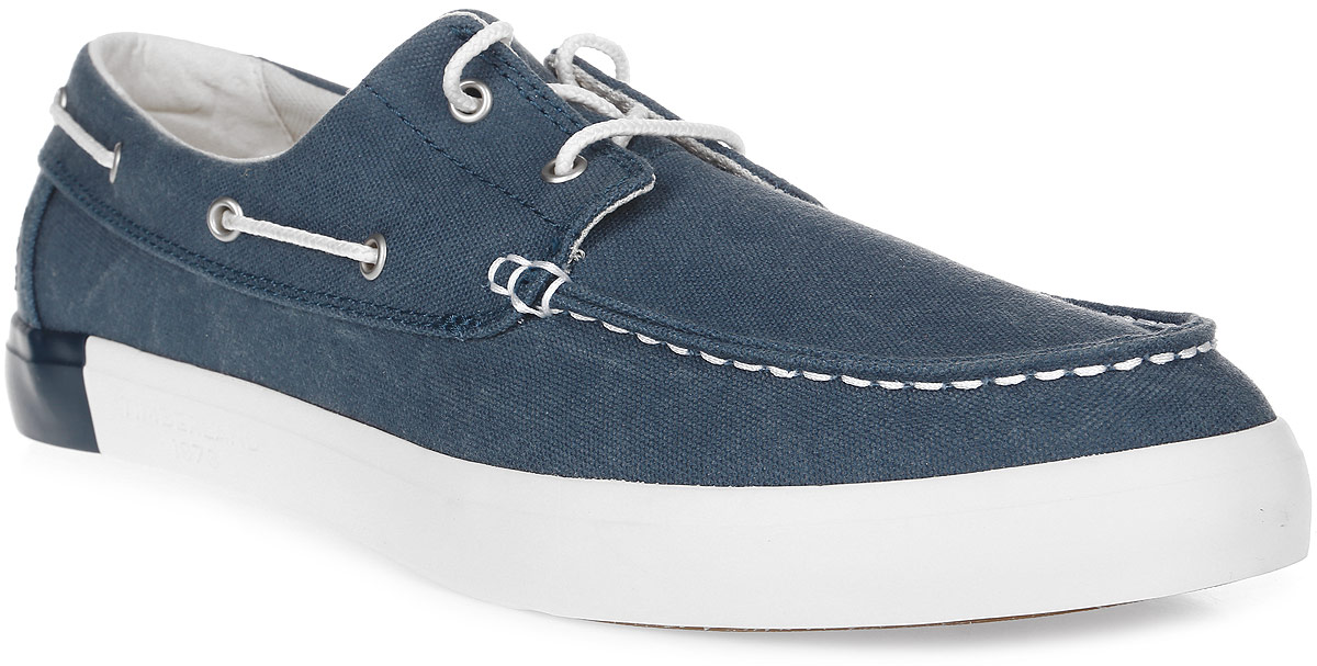 Топсайдеры мужские Timberland Newport Bay 2-Eye Boat Oxford, цвет: темно-синий. TBLA19RHM. Размер 9,5 (42,5)TBLA19RHM Топсайдеры мужские Timberland Newport Bay 2-Eye Boat Oxford, цвет: темно-синий. TBLA19RHM. Размер 9,5 (42,5)TBLA19RHMТопсайдеры мужские Newport Bay 2-Eye Boat Oxford выполнены из прочного текстиля. Модель на классической шнуровке дополнена крупным внешним швом. По канту изделие декорировано люверсами и шнурком. Подкладка и стелька изготовлены из текстиля. резиновая подошва оснащена рифлением.