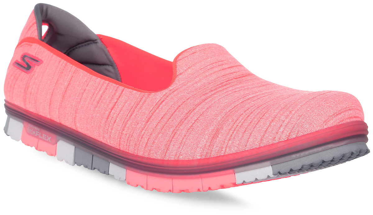Кроссовки женские Skechers Go Mini Flex, цвет: коралловый. 14009-CRL. Размер 9,5 (41)14009-CRL Кроссовки женские Skechers Go Mini Flex, цвет: коралловый. 14009-CRL. Размер 9,5 (41)14009-CRLСтильные легкие женские кроссовки Skechers подходят как для занятий спортом, так и для повседневных прогулок. Верх модели выполнен из дышащего текстиля. Внутренняя отделка исполнена из мягкого текстиля. Гибкая анатомическая подошва имеет рельефный протектор, который обеспечивает надежное сцепление с поверхностью.В таких кроссовках вашим ногам будет комфортно и уютно. Они подчеркнут ваш стиль и индивидуальность!