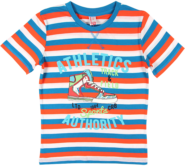 Футболка для мальчика Cherubino, цвет: оранжевый. CSJ 61626 (149). Размер 146CSJ 61626 (149) Футболка для мальчика Cherubino, цвет: оранжевый. CSJ 61626 (149). Размер 146CSJ 61626 (149)Футболка для мальчика Cherubino изготовлена из натурального хлопка. Полосатая модель выполнена с коротким рукавом.