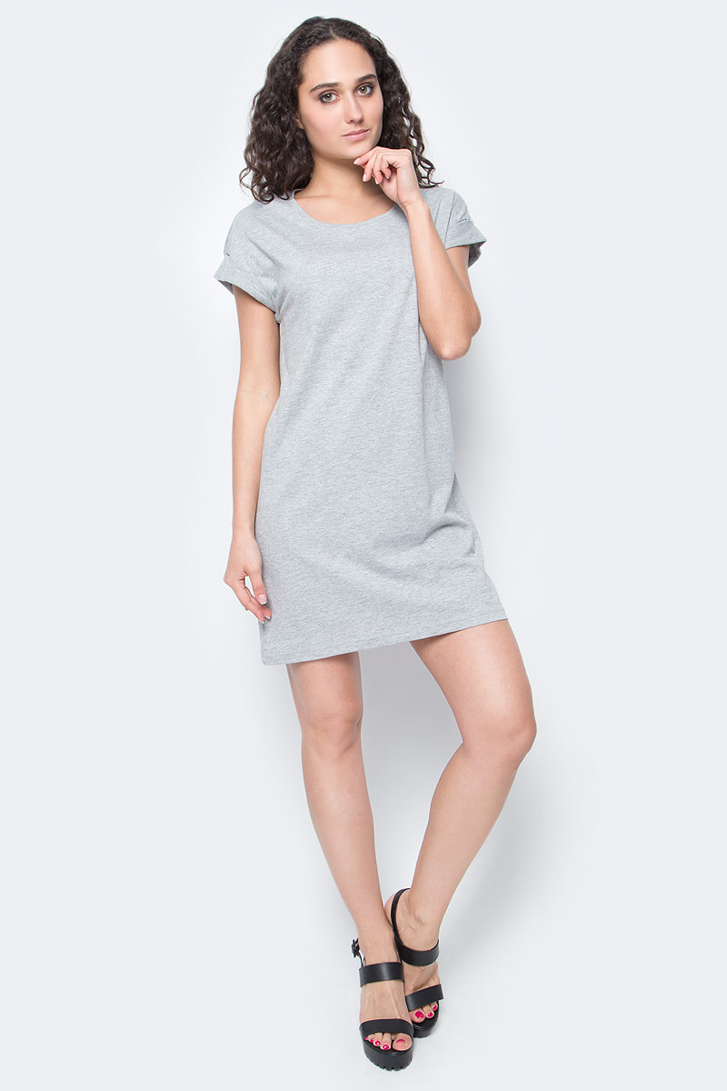 Платье Only, цвет: серый. 15136860_Light Grey Melange. Размер L (48)15136860_Light Grey Melange Платье Only, цвет: серый. 15136860_Light Grey Melange. Размер L (48)15136860_Light Grey MelangeЖенское повседневное платье Only изготовлено из мягкого трикотажа, послужит идеальным дополнением к вашему гардеробу.