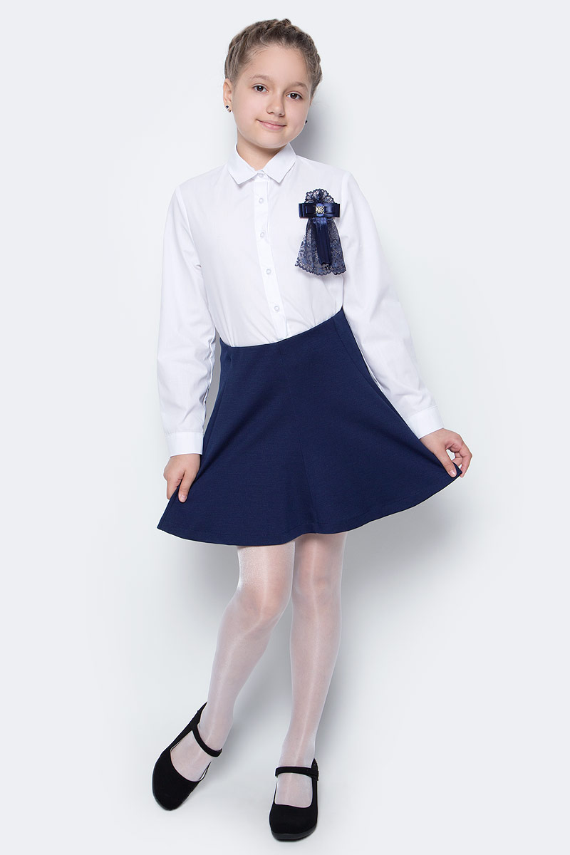 Юбка для девочки Button Blue, цвет: темно-синий. 217BBGS55011000. Размер 134, 9 лет217BBGS55011000 Юбка для девочки Button Blue, цвет: темно-синий. 217BBGS55011000. Размер 134, 9 лет217BBGS55011000Какие юбки для девочеки станут основой школьного гардероба? Те, кто уже носил юбку из плотного трикотажа знают: трикотажные школьные юбки - это удобство и свобода движений. Купить школьную юбку от Button Blue, значит, обеспечить ребенку повседневный комфорт.