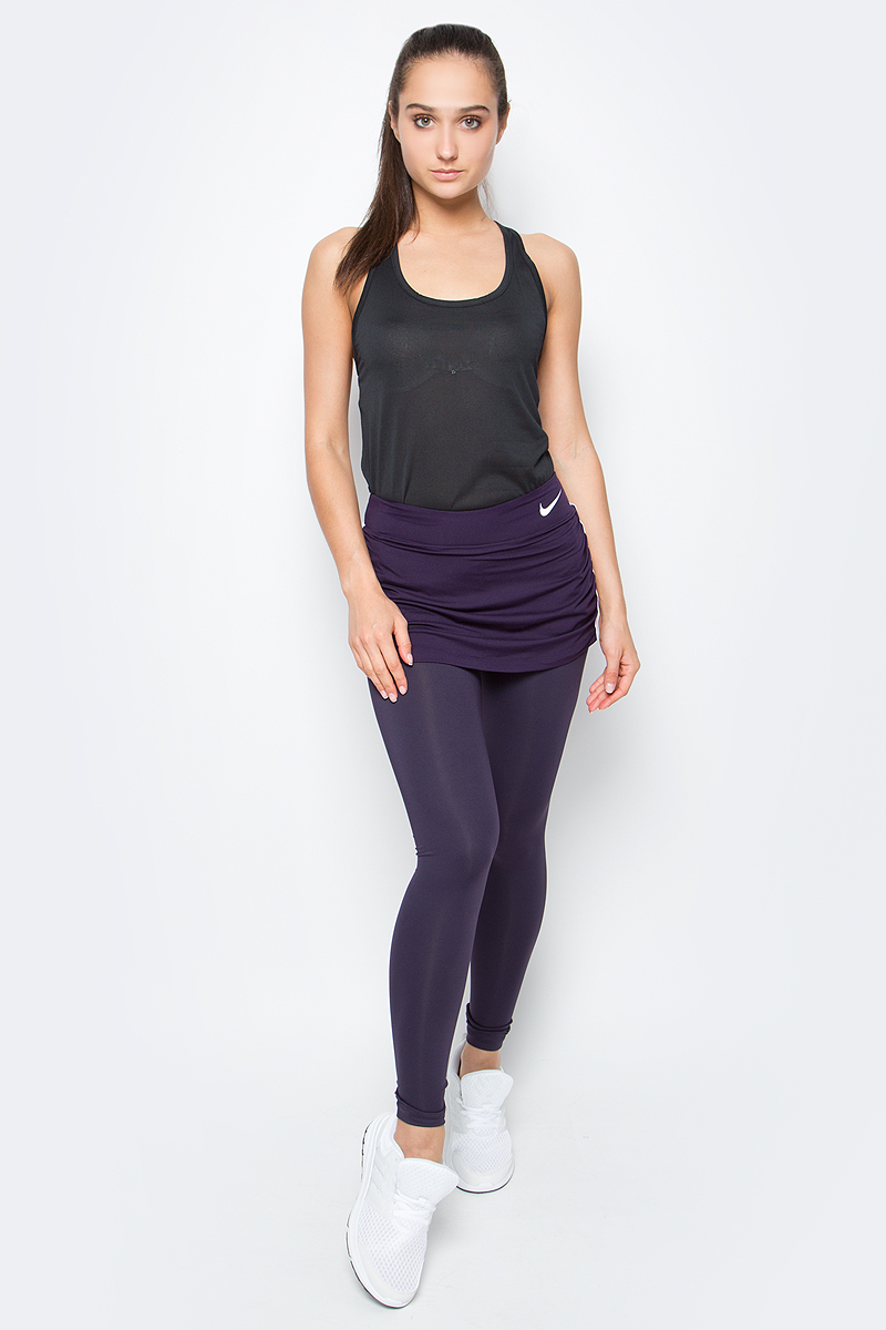 Тайтсы женские Nike Pure Skapri, цвет: темно-фиолетовый. 801624-524. Размер S (42/44)801624-524 Тайтсы женские Nike Pure Skapri, цвет: темно-фиолетовый. 801624-524. Размер S (42/44)801624-524Женские тайтсы от Nike выполнены из эластичного полиэстера. Эластичная резинка на талии обеспечивает идаельную посадку.