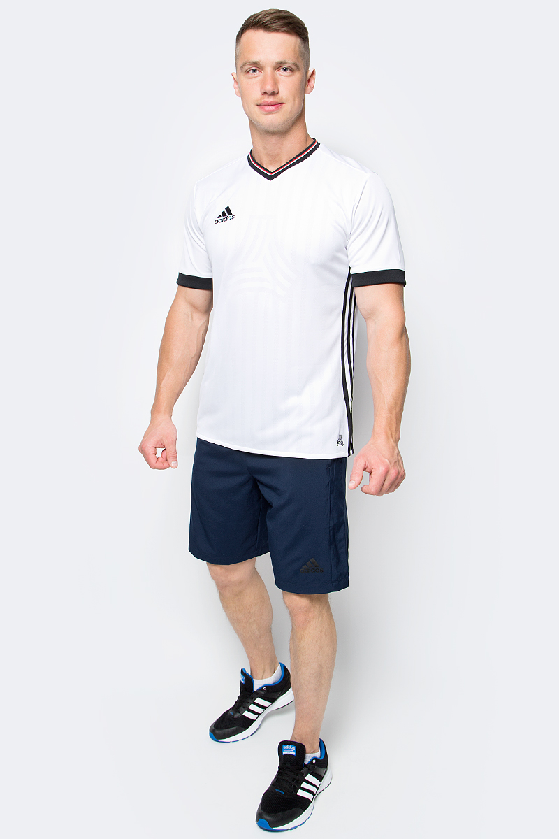 Футболка мужская adidas Tanc Jq Jsy, цвет: белый. AZ9741. Размер S (44/46)AZ9741 Футболка мужская adidas Tanc Jq Jsy, цвет: белый. AZ9741. Размер S (44/46)AZ9741Мужская футболка adidas Tanc Jq Jsy выполнена из 100% полиэстера. Прекрасно подходит для интенсивных тренировок.