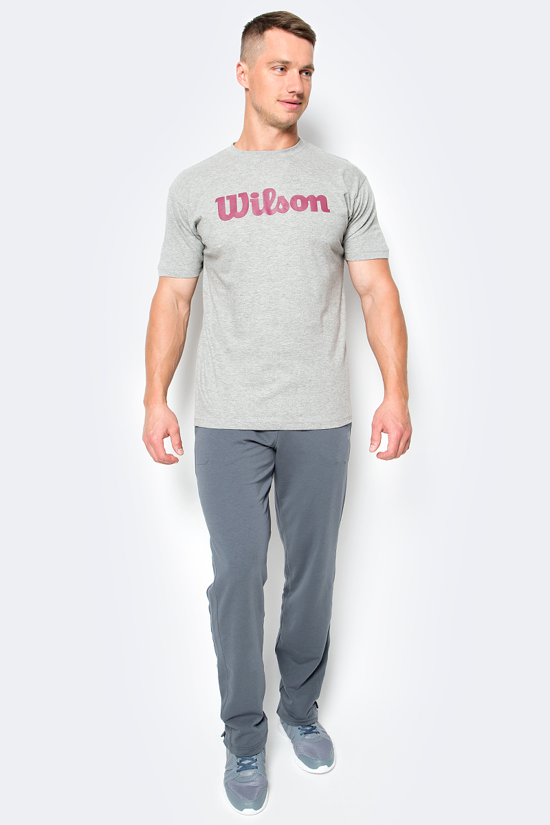 Брюки для тенниса мужские Wilson Rush Knit Pant, цвет: серый. WRA733203. Размер XXL (58)WRA733203 Брюки для тенниса мужские Wilson Rush Knit Pant, цвет: серый. WRA733203. Размер XXL (58)WRA733203Мужские разминочные брюки Wilson созданы специально для занятий спортом. Благодаря технологичности данная модель подходит для нагрузок любой интенсивности.