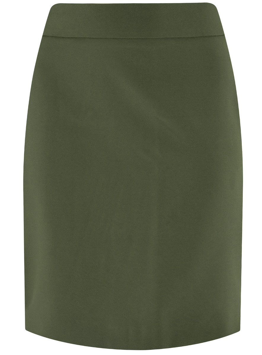 Юбка oodji Ultra, цвет: болотный. 11601204-1/42250/6200N. Размер 36 (42-170)11601204-1/42250/6200N Юбка oodji Ultra, цвет: болотный. 11601204-1/42250/6200N. Размер 36 (42-170)11601204-1/42250/6200NЮбка oodji Ultra выполнена из высококачественного полиэстера с добавлением эластана. Модель-карандаш застегивается сзади по спинке на застежку-молнию. Оформлено изделие оригинальными декоративными молниями с вставками из искусственной кожи. По низу сзади юбка дополнена шлицей.