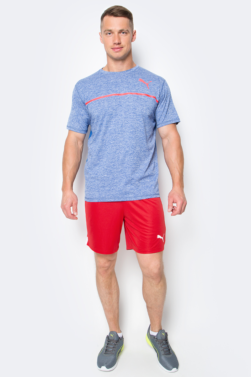 Футболка для бега мужская Puma Bonded Tech Ss Tee, цвет: синий. 51517003. Размер S (46/48)51517003 Футболка для бега мужская Puma Bonded Tech Ss Tee, цвет: синий. 51517003. Размер S (46/48)51517003Спортивная футболка Bonded Tech Ss Tee изготовлена с использованием высокофункциональной технологии dryCELL, которая отводит влагу, поддерживает тело сухим и гарантирует комфорт во время активных тренировок и занятий спортом. Вставки из сетки препятствуют перегреву и улучшают циркуляцию воздуха, а вязаные швы уменьшают трение и раздражение кожи. Мягкий трикотаж необыкновенно приятен на ощупь. Футболка имеет стандартный, чуть зауженный фасон по фигуре, очень удобный для активных тренировок.