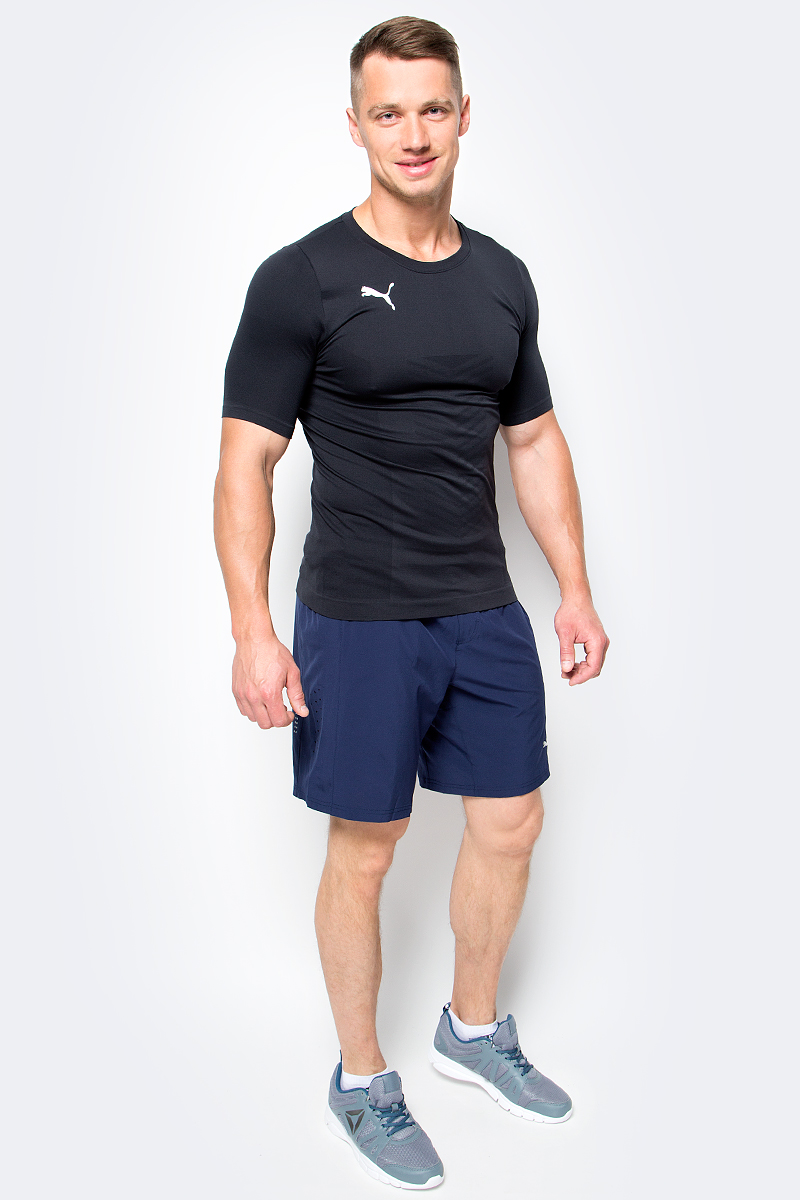Шорты мужские Puma Pwrcool 9short, цвет: темно-синий. 51500301. Размер XXL (52/54)51500301 Шорты мужские Puma Pwrcool 9short, цвет: темно-синий. 51500301. Размер XXL (52/54)51500301Мужские шорты Pwrcool 9short от Puma выполнены из эластичного полиэстера. Модель имеет эластичный пояс на талии.