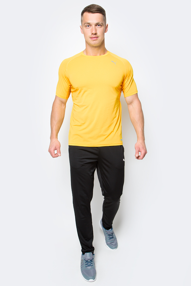 Футболка мужская Puma Pwrcool Speed S S Tee, цвет: желтый. 51500503. Размер XXL (52/54)51500503 Футболка мужская Puma Pwrcool Speed S S Tee, цвет: желтый. 51500503. Размер XXL (52/54)51500503Футболка мужскя Puma Pwrcool Speed S S Tee для активного бега выполнена из высококачественного материала. Система Vent Thermo-R отводит от тела излишнее тепло, но не дает ему переохлаждаться. Свободный крой и рукава реглан не стесняют движений.