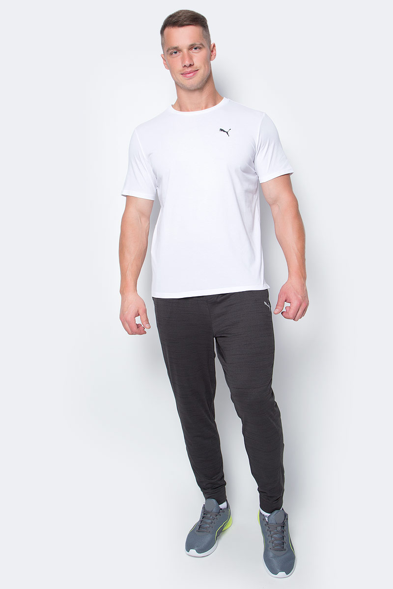 Футболка мужская Puma Evo Core Tee, цвет: белый. 57244502. Размер XXL (54/56)57244502 Футболка мужская Puma Evo Core Tee, цвет: белый. 57244502. Размер XXL (54/56)57244502Футболка мужская Evo Core Tee изготовлена из хлопка с добавлением полиэстера и влагоотводящей пропиткой на основе биотехнологий. Технологии dryCELL отводит влагу наружу и помогает сохранять сухость и свежесть в течение всей тренировки. Изделие имеет стандартную посадку, круглый вырез горловины и стандартные короткие рукава. Модель дополнена светоотражающим логотипом PUMA спереди и графическим пигментным принтом сзади.