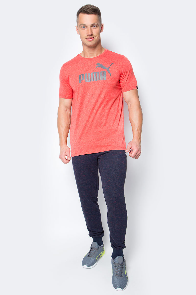Футболка мужская Puma ESS No.1 Heather Tee, цвет: красный. 83824305. Размер XXL (52/54)838243_05 Футболка мужская Puma ESS No.1 Heather Tee, цвет: красный. 83824305. Размер XXL (52/54)838243_05Футболка Puma выполнена из тонкого трикотажа. Модель декорирована прорезиненным логотипом и изготовлена из высокофункционального материала dryCELL, который отводит влагу, поддерживает тело сухим и гарантирует максимальный комфорт. Среди других отличительных особенностей изделия - отделка ворота трикотажем в рубчик и тесьмой сзади по вороту с фирменной символикой.
