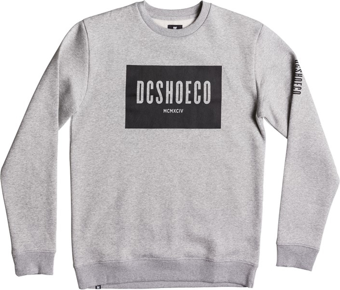 Свитшот мужской DC Shoes Squareside, цвет: светло-серый. EDYSF03140-KNFH. Размер S (46)EDYSF03140-KNFH Свитшот мужской DC Shoes Squareside, цвет: светло-серый. EDYSF03140-KNFH. Размер S (46)EDYSF03140-KNFHСвитшот от DC Shoes выполнен из хлопкового материала. Модель с длинными рукавами и округлым вырезом горловины на груди оформлена принтом.