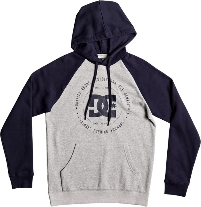 Толстовка мужская DC Shoes Rebuilt Raglan, цвет: светло-серый. EDYSF03145-KNFH. Размер S (46)EDYSF03145-KNFH Толстовка мужская DC Shoes Rebuilt Raglan, цвет: светло-серый. EDYSF03145-KNFH. Размер S (46)EDYSF03145-KNFHТолстовка от DC Shoes выполнена из хлопкового материала. Модель с длинными рукавами-реглан и капюшоном с затягивающимся шнурком спереди дополнена карманом кенгуру. Толстовка на груди декорирована принтом.