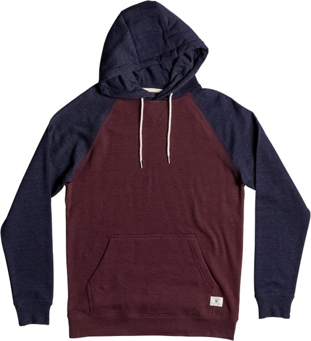 Толстовка мужская DC Shoes Rebel Raglan, цвет: темно-синий, бордовый. EDYFT03333-RSZ0. Размер L (50)EDYFT03333-RSZ0 Толстовка мужская DC Shoes Rebel Raglan, цвет: темно-синий, бордовый. EDYFT03333-RSZ0. Размер L (50)EDYFT03333-RSZ0Толстовка от DC Shoes выполнена из хлопкового материала. Изнанка с начесом. Модель с длинными рукавами-реглан и капюшоном с затягивающимся шнурком спереди дополнена карманом кенгуру.