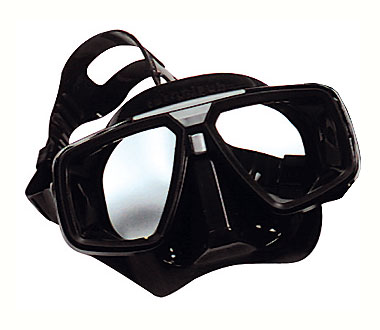 Маска для подводного плавания Technisub "Look" (Black), черный силикон