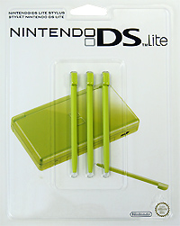 Стилус для Nintendo DS Lite зеленого цвета (комплект из 3 шт.)1811666 Стилус для Nintendo DS Lite зеленого цвета (комплект из 3 шт.)1811666Комплект из трех оригинальных стилусов для Nintendo DS Lite.