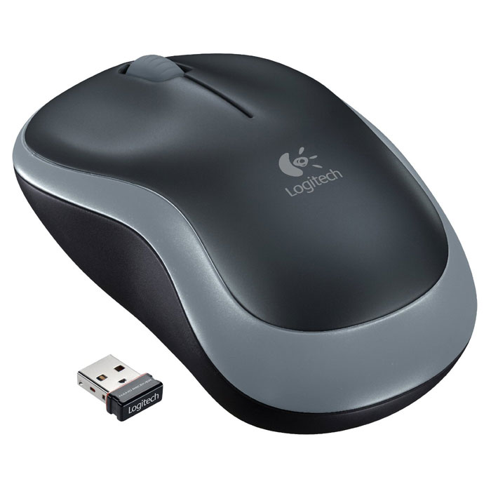 Logitech M185 Wireless Mouse, Swift Grey (910-002238)910-002238 Logitech M185 Wireless Mouse, Swift Grey (910-002238)910-002238Простая, надежная мышь Logitech Wireless Mouse M185с беспроводным подключением по технологии Plug-and-Play. Надежная беспроводная связь: Никаких задержек и прерываний сигнала. Миниатюрный беспроводной приемник обеспечивает надежное подключение. Батарея - на целый год: Благодаря 12-месячному сроку работы от батареек Вам не придется часто их менять.Наноприемник можно оставлять в ноутбуке: Работает на компьютерах с операционной системой Windows и Mac. Он такой миниатюрный и незаметный, что, подключив его к USB-порту, Вы можете оставить его там. К тому же можно смело распрощаться с беспокойством о том, что Вы потеряете приемник. Усовершенствованная технология беспроводной связи Logitech на частоте 2,4 ГГц: Подключение со скоростной передачей данных практически без задержек и потерь, сочетающее надежность проводного соединения с удобством и свободой беспроводного.Технология Plug-and-Play обеспечивает удобство подключения: Никакого программного обеспечения, никаких проблем. Просто подключаете наноприемник к порту компьютера и сразу же приступаете к использованию мыши.Удобная эргономичная форма: Эргономичная конструкция обеспечивает удобство использования как правой, так и левой рукой. Работать с ней гораздо удобнее, чем с сенсорной панелью ноутбука. Идеально подходит для ноутбуков и нетбуков: Мышь работает с Windows, Mac и Linux. Независимо от того, на каком компьютере Вы работаете сегодня или какой купите завтра, эта мышь всегда будет работать так, как нужно.