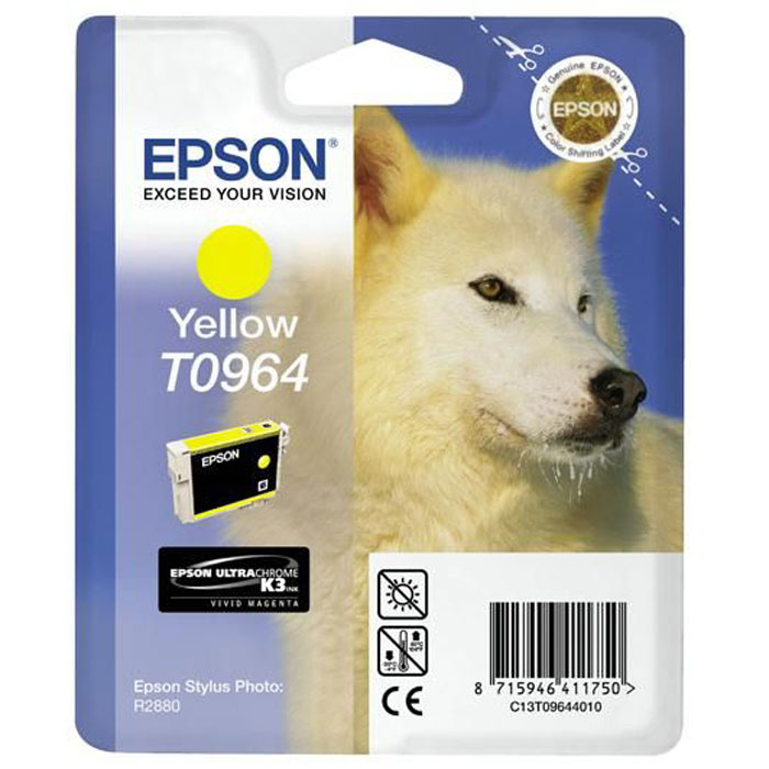 Epson C13T09644010 YellowCS-CLI521M Epson C13T09644010 YellowCS-CLI521MКартридж Epson с цветными чернилами для струйной печати.