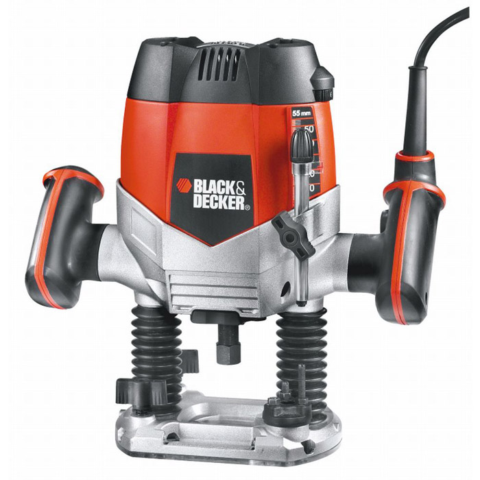 Фрезер Black&Decker KW 900EKW 900E Фрезер Black&Decker KW 900EKW 900EФрезер Black&Decker KW 900E подходит для художественной обработки дерева, для создания фигурных кромок, пазов, фасок и прочего.Преимущества: - компактный дизайн, - пылеудаление,- 3 цанги (размер цангового патрона: 8 мм, 6,5 мм, 6 мм) позволяют использовать различные фрезы, - блокировка включения для большей безопасности, - блокировка шпинделя для легкой замены фрез, - большие прорезиненные рукоятки для комфортной работы и полного контроля, - прочный корпус исключает люфты в конструкции, - регулировка скорости обеспечивает больший контроль и помогает избегать сжигания заготовки при старте, - двигатель 1200 Вт для продолжительного срока службы и высокой производительности1200 Вт8.000 - 28.000 об/мин220 В