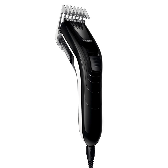 Philips QC 5115/15 машинка для стрижкиQC5115/15 Philips QC 5115/15 машинка для стрижкиQC5115/15С помощью машинки для стрижки волос Philips QC 5115/15 создать ровную стрижку очень легко. Настройки длины на гребне позволяют подстричь волосы до нужной длины без необходимости смены гребней. Не требует специального ухода и смазки.Закругленные лезвия и гребни10 настроек длины волос позволяют регулировать длину до 21 ммИнтервал настроек длины составляет 2 мм для точного подравниванияСамозатачивающиеся лезвия из нержавеющей стали