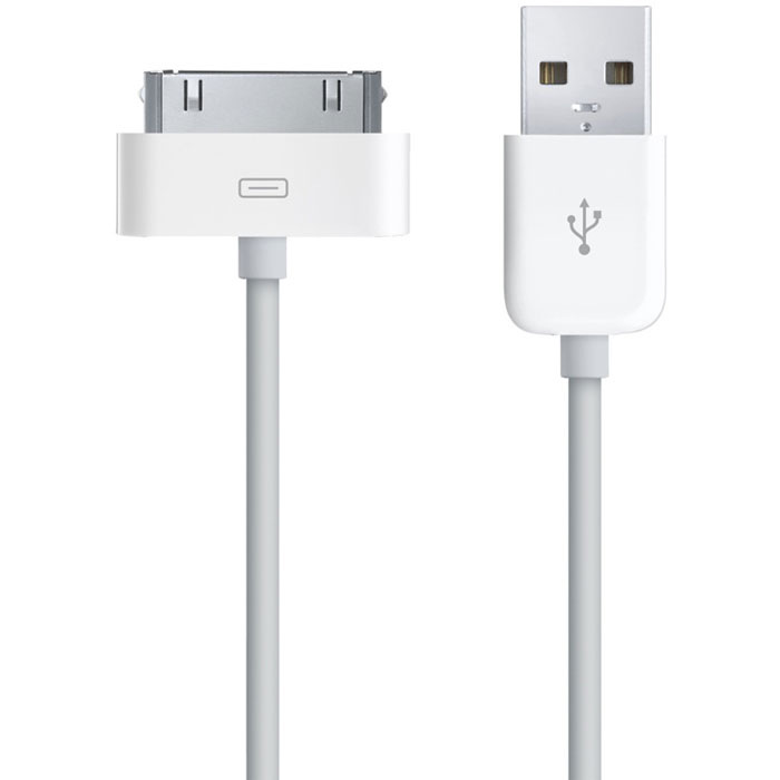 Apple Dock Connector to USB Cable (MA591G/B)MA591G/B Apple Dock Connector to USB Cable (MA591G/B)MA591G/BКабель Apple Dock Connector to USB Cable для синхронизации и зарядки iPad, iPhone и iPod.