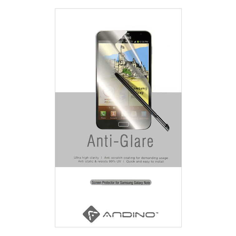Andino защитная пленка для Samsung Note, матоваяУТ000008597 Andino защитная пленка для Samsung Note, матоваяУТ000008597Защитная пленка Andino защитит Ваш смартфон Samsung Galaxy Note от пыли, грязи и царапин.